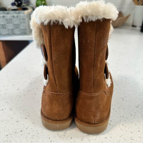 SO® Fireside Chestnut Suede Boots Size 8 - Picture 3 of 8